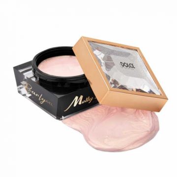 Gel UV de constructie Pearly Molly Lac 50ml - Dolce