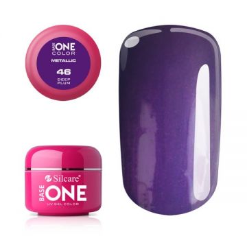 Gel UV Color Base One 5g Metalic Deep Plum 46