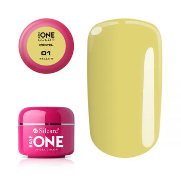 Gel UV Color Base One 5g Pastel 01 Yellow