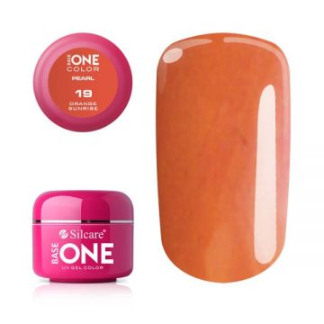 Gel UV Color Base One 5g Pearl 19 Orange Sunrise