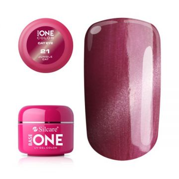 Gel UV Color Base One Silcare Cat Eye Magnetic Jungle Cat 21