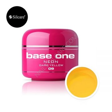 Gel UV Color Base One Silcare Neon Dark Yellow 09