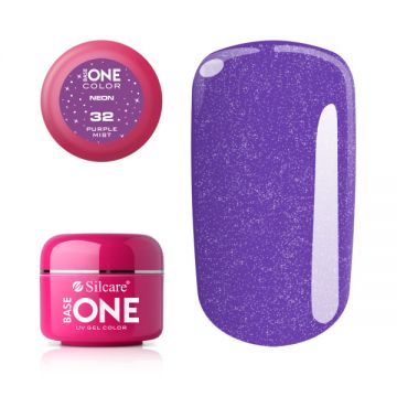 Gel UV Color Base One Silcare Purple Mist 32