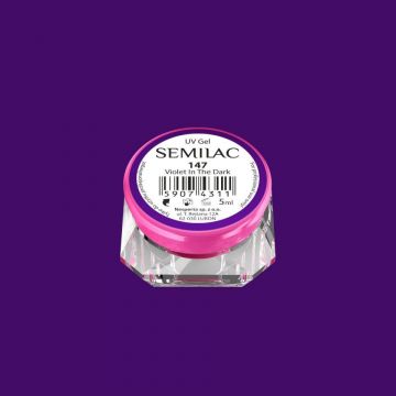 Gel UV Color Semilac-Violet In The Dark 147