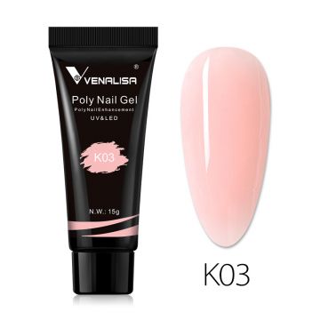 Poly-gel color Venalisa 15g nuanta K-03