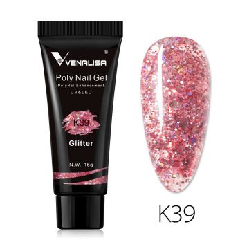 Poly-gel color Venalisa 15g nuanta K-39