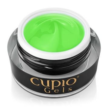 Cupio Pastel Neon Builder Gel - Kelly Green 15ml