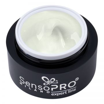 Gel Constructie Unghii Expert Line SensoPRO Milano - Shimmer Milky 30ml