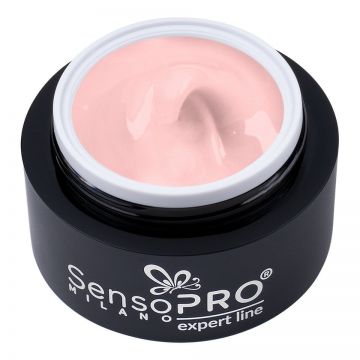 Gel Constructie Unghii Expert Line SensoPRO Milano - Shimmer Old Rose 30ml