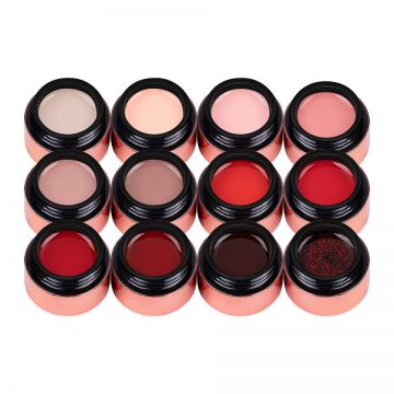 Set 12 Geluri UV Colorate LUXORISE, Red-Hot Nudes