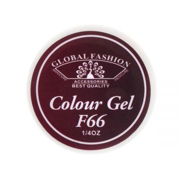 Gel color unghii, seria Rose Red, Global Fashion, 5gr, F66