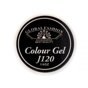 Gel color unghii, vopsea de arta, seria Distinguished Green, Global Fashion, 5gr, J120