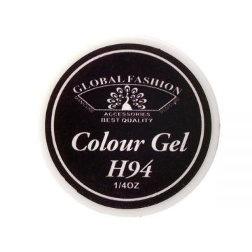 Gel color unghii, vopsea de arta, seria Noble Purple, Global Fashion, 5gr, H94