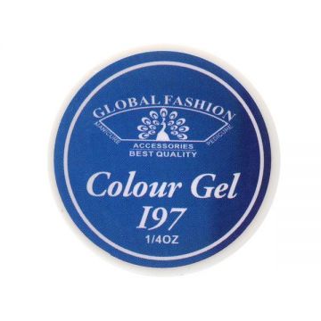 Gel color unghii, vopsea de arta, seria Royal Blue, Global Fashion, 5gr, I97