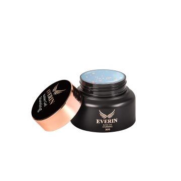 Gel constructie Everin Stunning Paiete Holographice- 01 Alb Laptos - EL-01-15gr - Everin