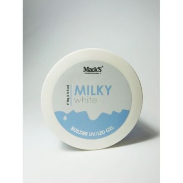 Gel Constructie Milky White 15ml Macks - DP15-MKS