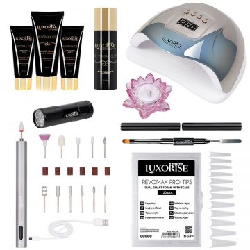 Kit Polygel LUXORISE Elite PRO cu Lampa #13