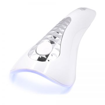 Lampa Profesionala UV LED Nail Art Elite cu Acumulator LUXORISE, Silver