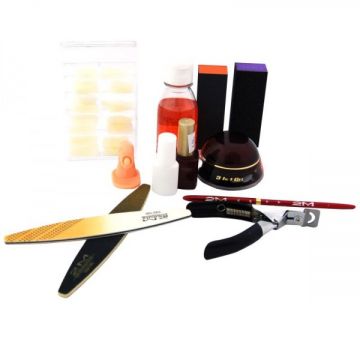 Kit unghii cu gel UV 2M - Nr. 04 (Fara Lampa UV)