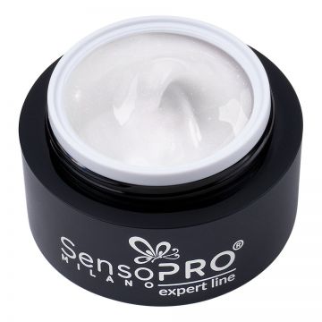 Gel Constructie Unghii Expert Line SensoPRO Milano - Milky Shine 15ml