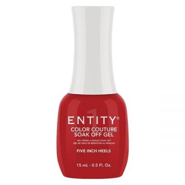 Gel Pigmentat pentru Unghii - Entity Color Couture Soak Off Gel, nuanta "Five Inch Heels", 15 ml