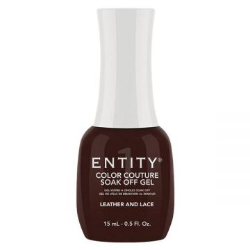 Gel Pigmentat pentru Unghii - Entity Color Couture Soak Off Gel, nuanta "Leather and Lace", 15 ml