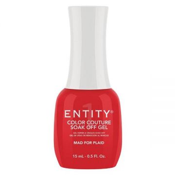 Gel Pigmentat pentru Unghii - Entity Color Couture Soak Off Gel, nuanta "Mad For Plaid", 15 ml