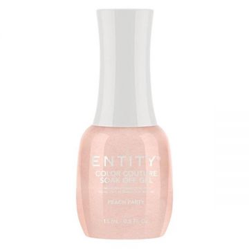 Gel Pigmentat pentru Unghii - Entity Color Couture Soak Off Gel, nuanta "Peach Party", 15 ml