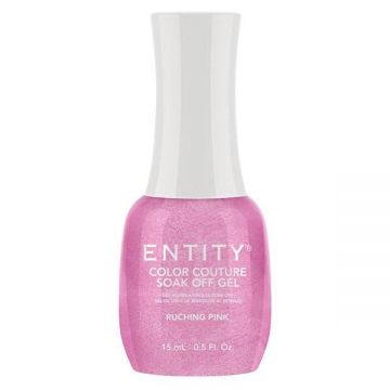 Gel Pigmentat pentru Unghii - Entity Color Couture Soak Off Gel, nuanta "Ruching Pink", 15 ml