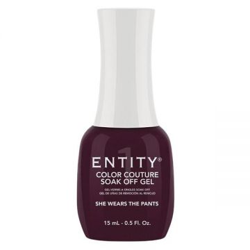 Gel Pigmentat pentru Unghii - Entity Color Couture Soak Off Gel, nuanta "She Wears The Pants", 15 ml