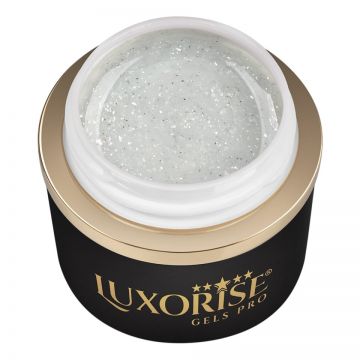 Gel UV Constructie Unghii RevoFlex LUXORISE 15ml, Icy Silver