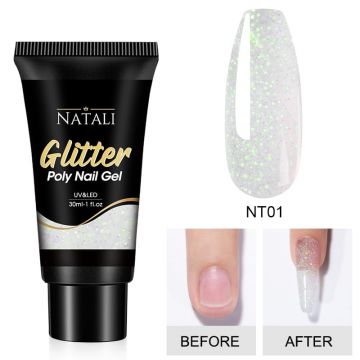 Polygel Glitter Natali NT01 - SPARKLE01 - Everin