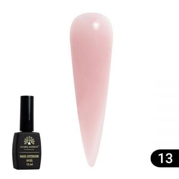 Gel de constructie unghii Global Fashion Magic-Extension 12 ml, 13 Gel de constructie unghii Global Fashion Magic-Extension 12 ml, 13