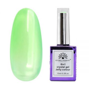 Gel pentru construcție Gel 6 în 1, Jelly Colour Gel, 15 ml, 6601 Gel pentru construcție Gel 6 în 1, Jelly Colour Gel, 15 ml, 6601