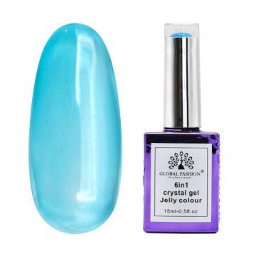 Gel pentru constructie Cristal Gel 6 în 1, Jelly Colour Gel, 6604, 15 ml Gel pentru constructie Cristal Gel 6 în 1, Jelly Colour Gel, 6604, 15 ml