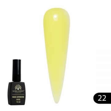 Gel pentru extensie Global Fashion Magic-Extension 12 ml, 22 Gel pentru extensie Global Fashion Magic-Extension 12 ml, 22