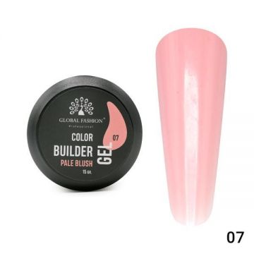 Gel pentru modelarea unghiilor 15 g, Color Builder Gel, 07- Pale blush Gel pentru modelarea unghiilor 15 g, Color Builder Gel, 07- Pale blush