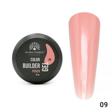 Gel pentru modelarea unghiilor 15 g, Color Builder Gel, 09- Peach Gel pentru modelarea unghiilor 15 g, Color Builder Gel, 09- Peach