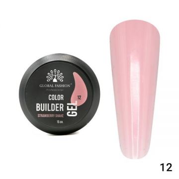 Gel pentru modelarea unghiilor 15 g, Color Builder Gel, 12- Strawberry shake Gel pentru modelarea unghiilor 15 g, Color Builder Gel, 12- Strawberry shake