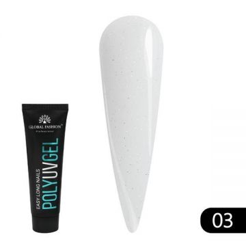 Polygel cu stralucire Global Fashion 03, 30 g Polygel cu stralucire Global Fashion 03, 30 g