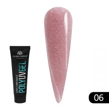 Polygel cu stralucire Global Fashion 30 g 06 Polygel cu stralucire Global Fashion 30 g 06