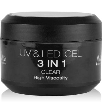 GEL UV & LED 3 IN 1 CLEAR - VASCOZITATE MARE 50GR