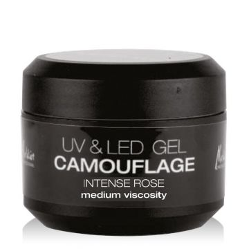 GEL UV & LED CAMUFLAJ ROSE INTENS - VASCOZITATE MEDIE