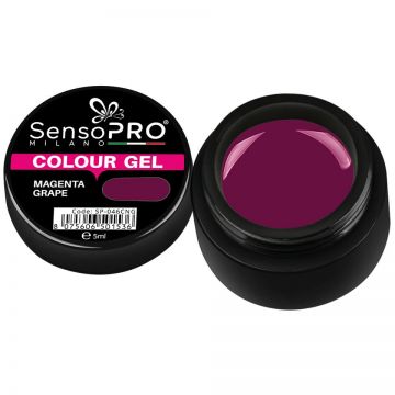 Gel UV Colorat Magenta Grape 5ml, SensoPRO Milano