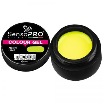 Gel UV Colorat Neon Lime 5ml, SensoPRO Milano