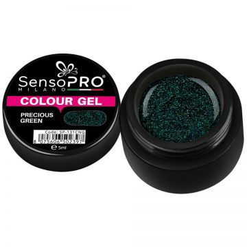 Gel UV Colorat Precious Green 5ml, SensoPRO Milano