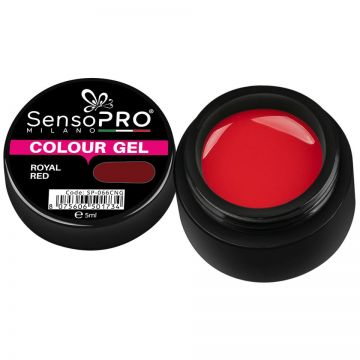 Gel UV Colorat Royal Red 5ml, SensoPRO Milano