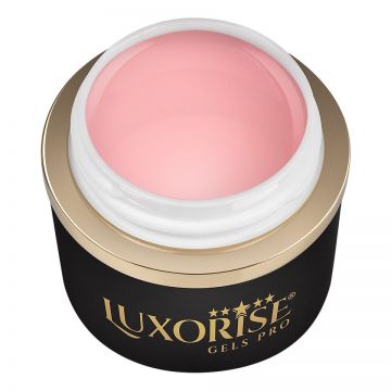 Gel UV Constructie Unghii RevoFlex LUXORISE 15ml, Milky Pink