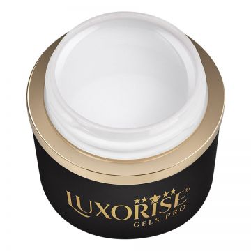 Gel UV Constructie Unghii RevoFlex LUXORISE 15ml, Milky White