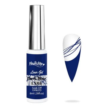 Liner Gel , NailsUp, 8 ml LX04, Dark Blue